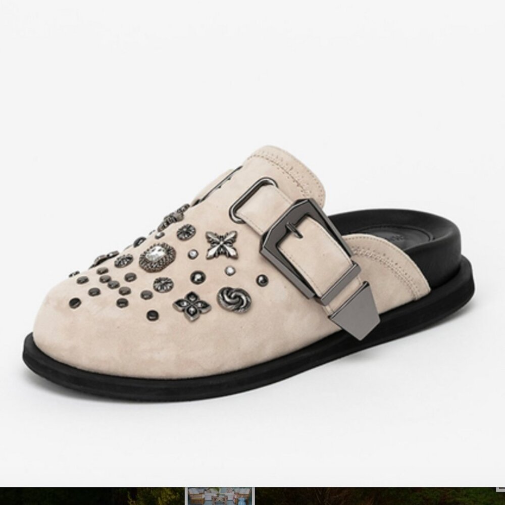 Chaussure Lapin Brighton Footbed Slides Sz 6.5